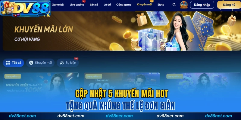 Cập nhật nhanh 5 khuyến mãi mới nhất